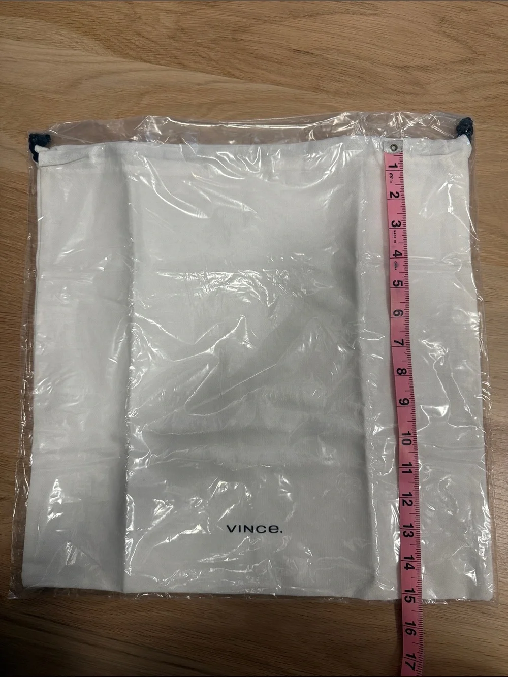 NEW Vince White Drawstring Accessory Dust Pouch